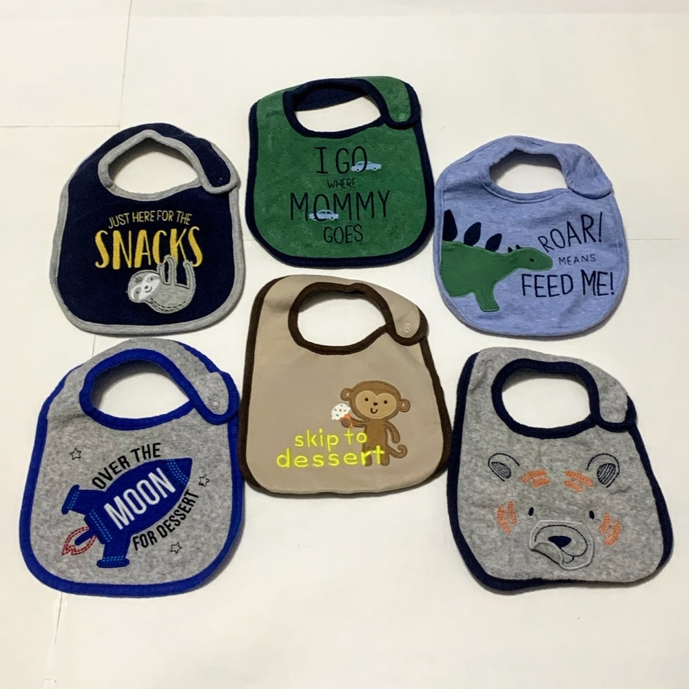 🔴 SOLD 🔴 Set of 6 Child Of Mine Bibs